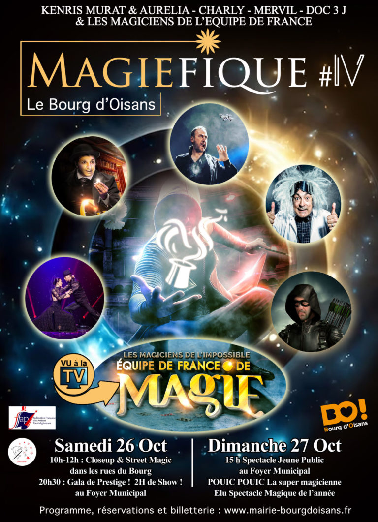 Magiefique 2024 :  « Grand Gala  » : spectacle unique de prestidigitation, avec une première partie consacrée au concours de Magiciens 