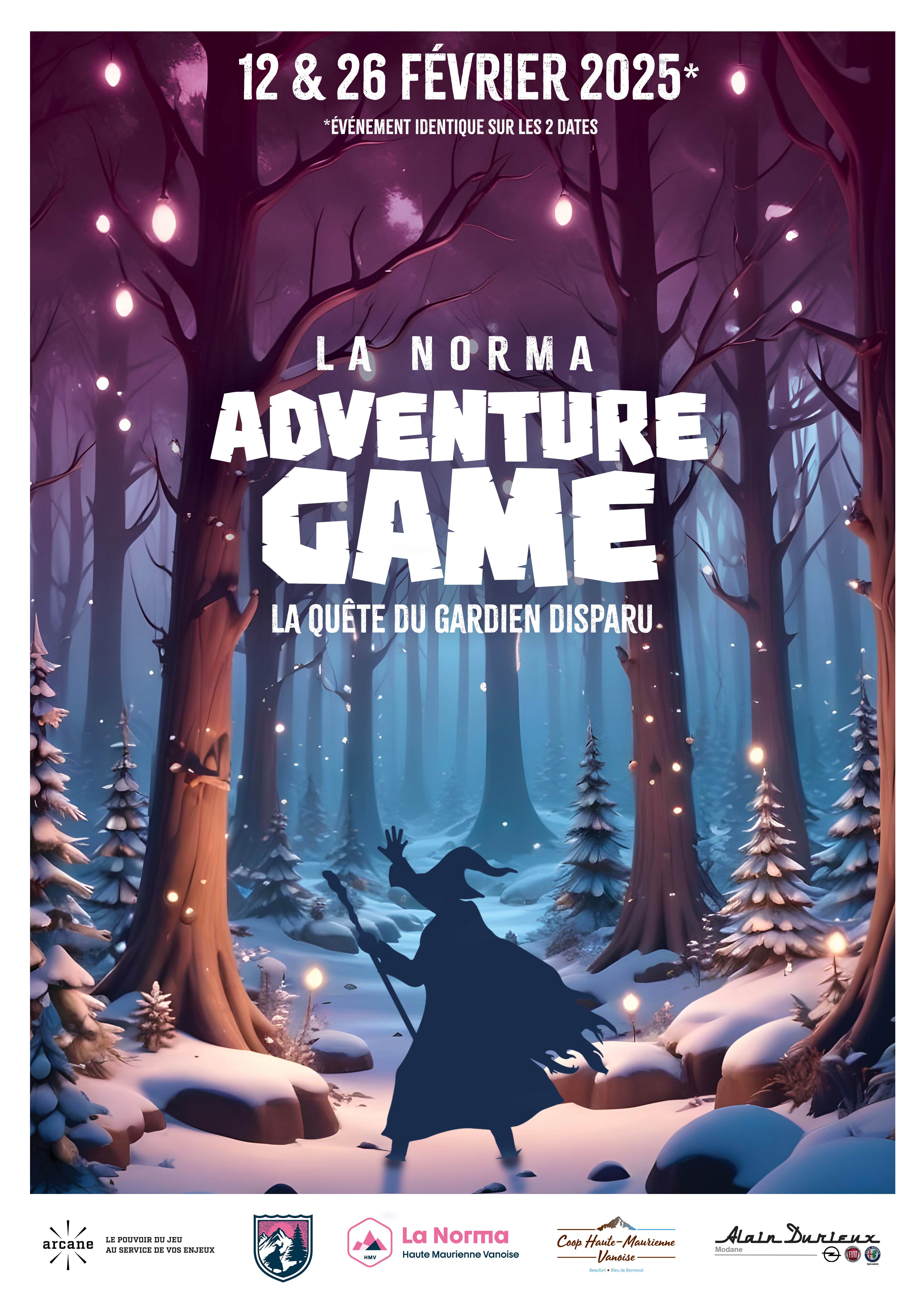 Adventure Game - La Norma La quête du gardien disparu Villarodin-Bourget