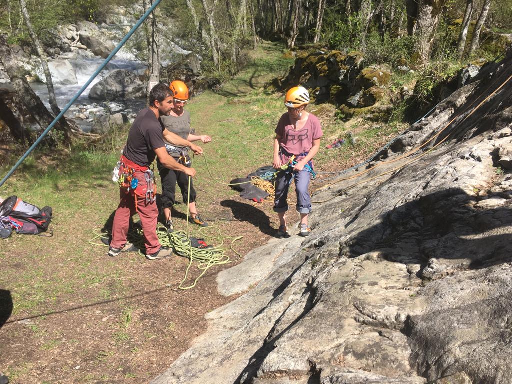 Climbing school in La Grave 