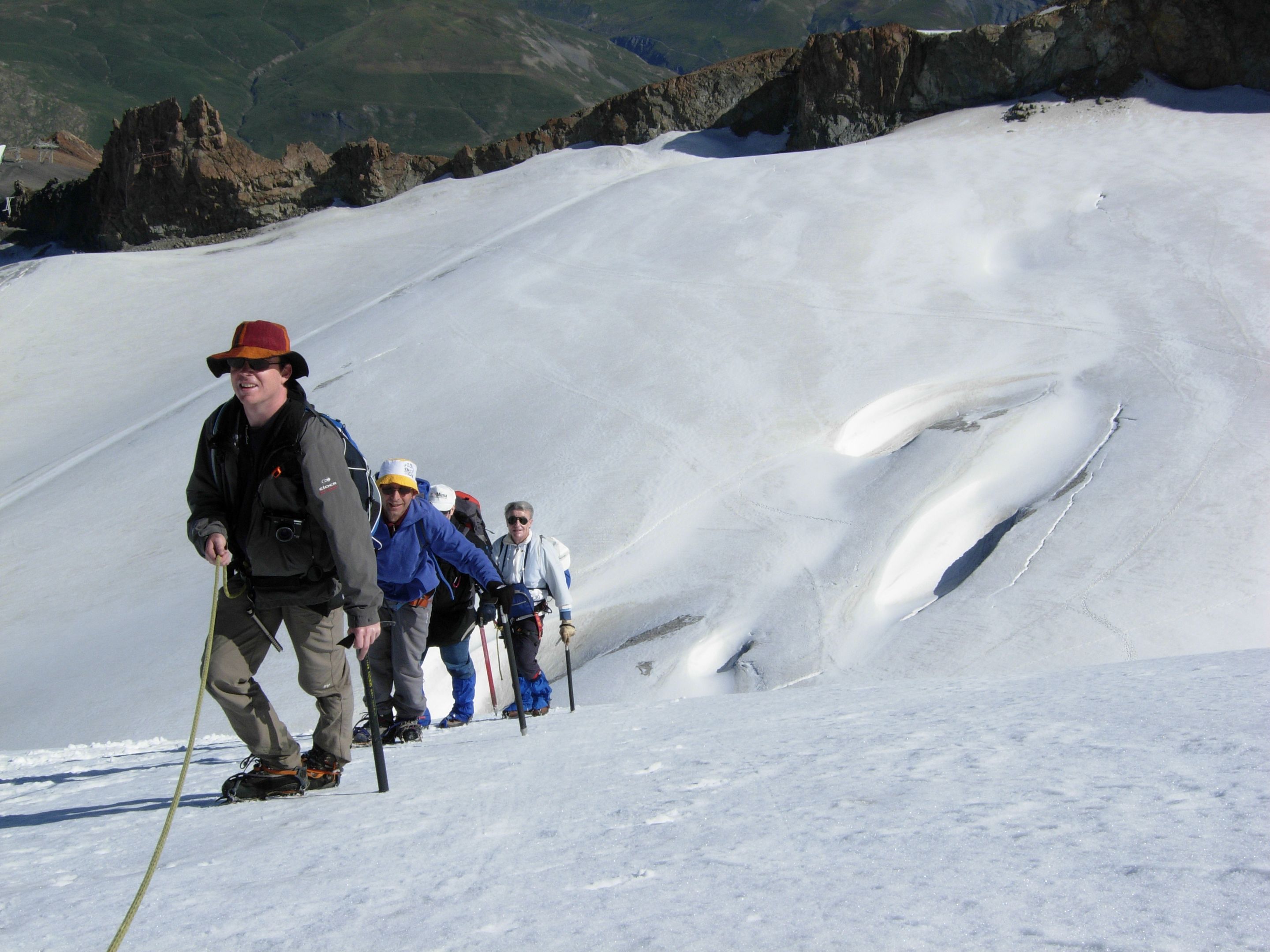 Glacier hike day at La Grave 