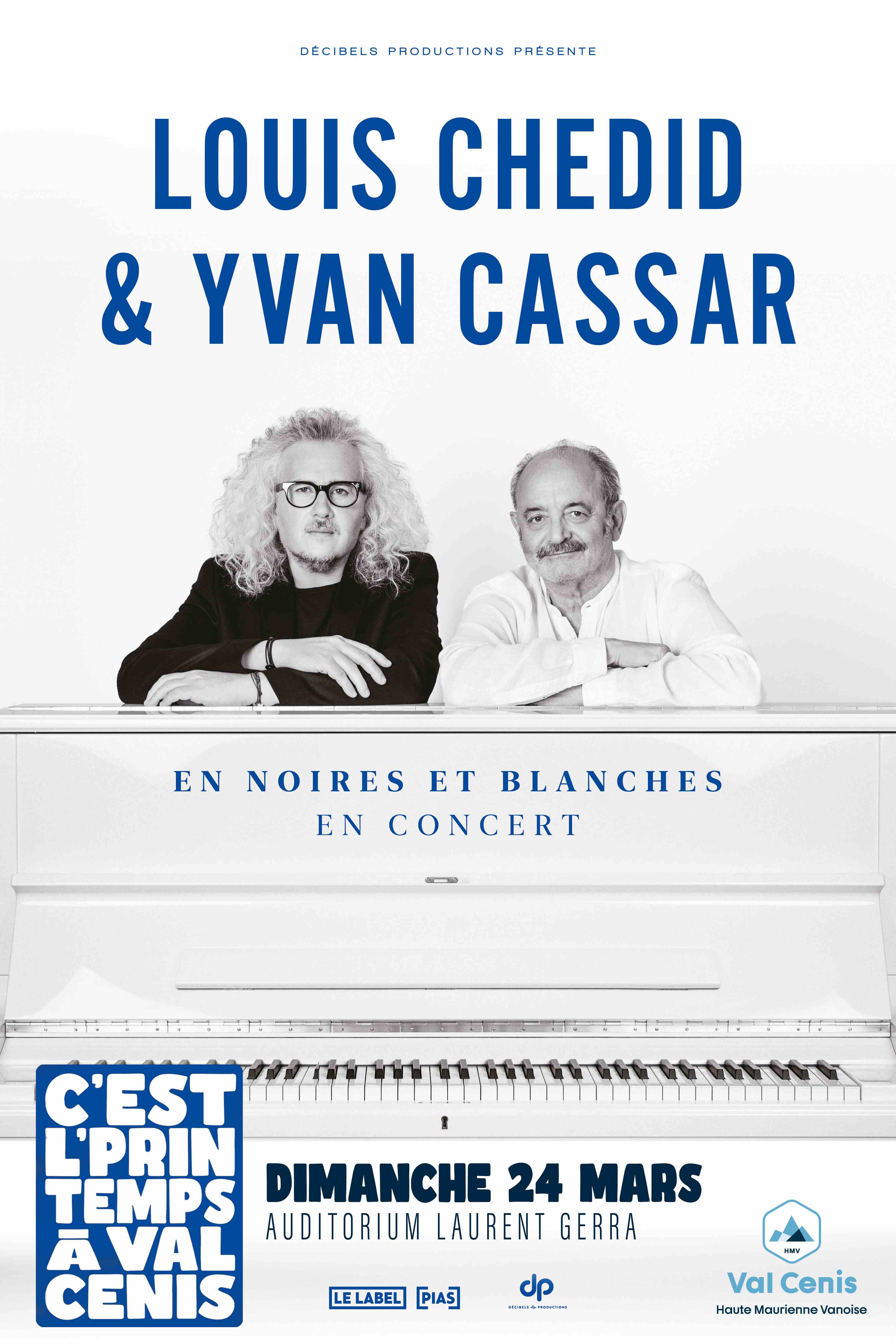 Concert Louis Chedid & Yvan Cassar Val-Cenis